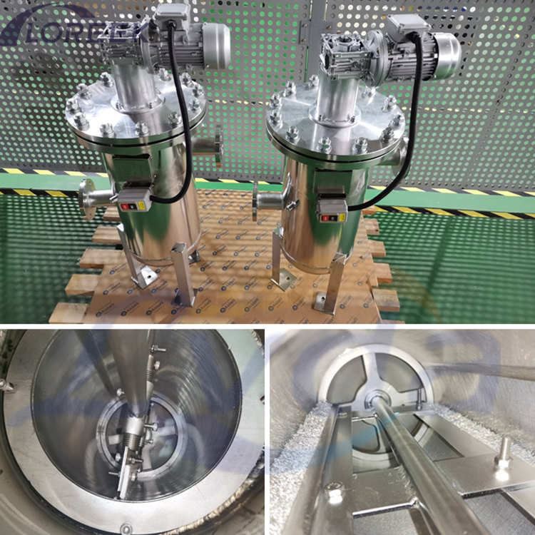 inner structure of self clean filter