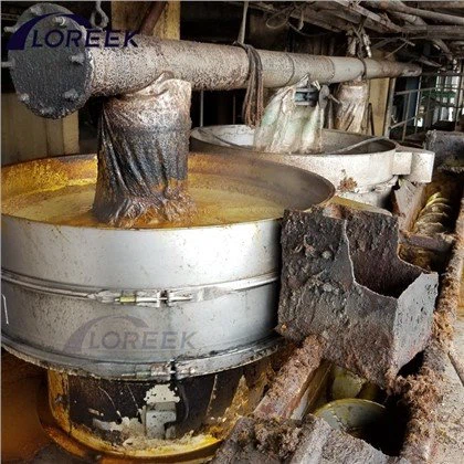 Skrin Bergetar Buburan Cecair